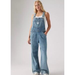 EUC Levi's Two Horse Brand Overalls Denim Work Clothing Size Large